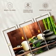 thumbnail image 6 of Elephant Stock Zen Bamboo Spa Wall Art - Horizontal Multi Panel Canvas - Living Room Wall Decor - Wellness Multi Panel - Brown And Green Decor - 65" x 42", 6 of 8