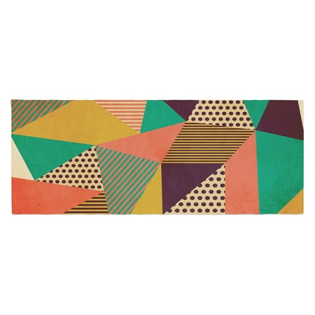 Louise Machado Geometric Love II Bed Runner by Kess InHouse