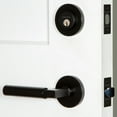 thumbnail image 5 of Viaggio 630561 Circolo Right Handed Solid Brass Single Cylinder Keyed Entry Door Lever Set, 5 of 7