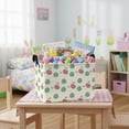 thumbnail image 4 of BOOHIT Large Easter Basket for Kids Canvas Teen Empty Gift Storage Bin Decor(Colorful 2), 4 of 8