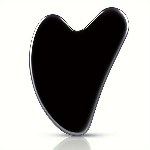 Planche de Guasha Raffermissante pour le Visage : Outil de Massage Acrylique pour Soulager les Cernes, Rides et Poches