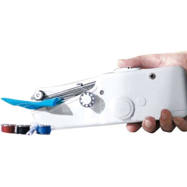 MesaSe Handheld Sewing Machine Hand-Held Portable Simple Miniature Single-Thread Sewing Machine Household Mini Electric Sewing Machine
