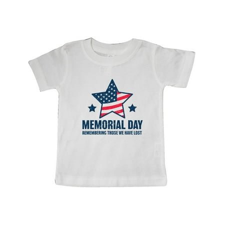 

Inktastic Memorial Day Grunge Remembering Those We Have Lost Gift Baby Boy or Baby Girl T-Shirt