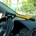 thumbnail image 1 of High Visibility Car Steering Wheel Lock - Car Steering Wheel Lock Bar Suitable for Car Van Caravan with 2 Keys - Yellow Steering Wheel Lock, 1 of 6