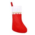 thumbnail image 5 of kiskick White/Green Top Golden Line Tear-Resistant Reusable Christmas Stocking: Festival Prop Non-Woven Fabric Hanging Xmas Tree Gift Bag Pendant for Party, 5 of 8