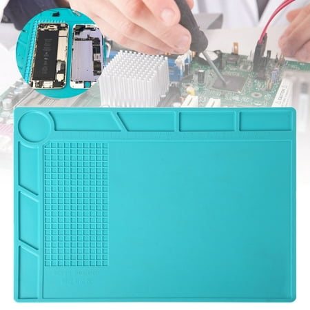 - Soldering Repair Maintenance Platform Heat Insulation Silicone Pad Mat, 14