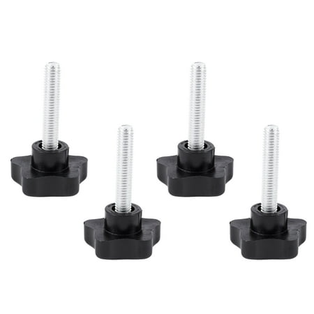 

4X M8 x 40mm Screws Star Head Wing Screw Clamp Knob Handle Black