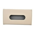 thumbnail image 3 of BUYISI Auto Car Suv Sun Visor Interior Tissue Box Paper Towel Case Napkin Clip Holder Beige, 3 of 5