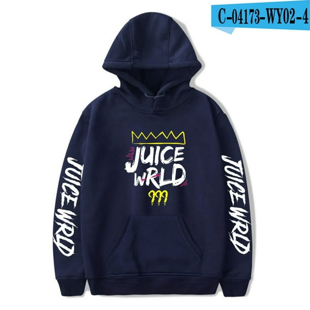 Sudaderas con capucha de Juice Wrld, chaqueta informal para adultos y niños, tallas para niños, jersey de Cosplay, ropa de calle, Jersey UnisexNegro CXXL Deng Xun unisex
