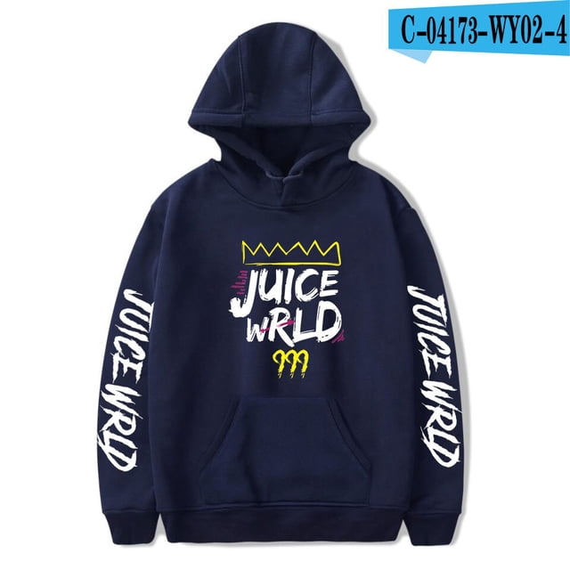 Sudaderas con capucha de Juice Wrld, chaqueta informal para adultos y niños, tallas para niños, jersey de Cosplay, ropa de calle, Jersey UnisexNegro CL Deng Xun unisex