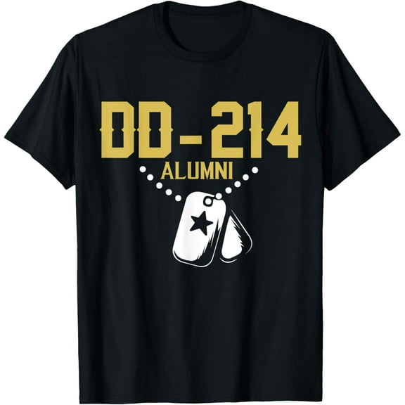 DD-214 US Army Alumni Vintage T-ShirtMen and women can wear, black T-shirts, gifts. Age: M,L，XL 2XL, 3XL, 185XL