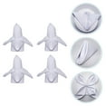thumbnail image 5 of Eease White Napkin 4pcs Cotton Cloth Napkins Table Napkins Restaurant Dinner Wedding Banquet Decor,13.78"X13.78"X0.04", 5 of 11