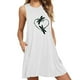 thumbnail image 2 of ICHUANYI ClearanceFashion Womens Pocket Printing Sleeveless Casual Nightdress Dresses(White, L) ICHUANYI WER20232080504655, 2 of 3