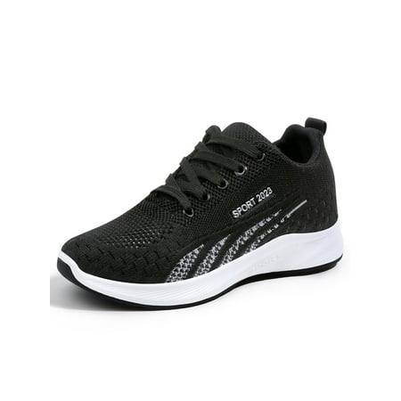 

Ritualay Ladies Athletic Shoes Breathable Running Shoe Sport Sneakers Comfortable Soft Sole Trainers Women Womens Mesh Casual Sneaker Black 8