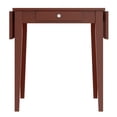 thumbnail image 4 of Winsome Hamilton Double Drop Leaf Solid Wood Dining Table in Antique Walnut, 4 of 11