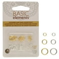thumbnail image 3 of The Beadsmith Basic Elements Soldered Jump Ring Assortment – Mix Gold and Silver Plated: 4mm 8 pieces, 6mm 6 pieces, 8mm 4 pieces–  Findings for Making Keychains, Charms, Chain Mail and Body Jewelry, 3 of 6