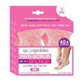 thumbnail image 1 of Spongables Pedi Scrub Exfoliante para pies 20+ Esponja de lavado Lavanda 2 unidades, 1 of 3