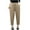 Khaki-04, variant on Mitankcoo Women's High Waist Stretchy Pants - Loose Fit Casual Style - Comfortable Elastic Long Trousers