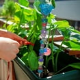 thumbnail image 2 of Chmadoxn Fourth of July Decorations, Garden Stakes Decorative Beaded Garden Stakes with Top Flower Shape Glass Bead with Pendant Bead for Outdoor Decoration, 2 of 4