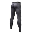 thumbnail image 2 of Men's Compression Pants 4-Way Stretch Quick Dry Moisture Wicking Breathable Gym Workout Tights Gray, 2 of 2