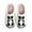 A White, variant on Fuzzy Slippers For Women Cozy Indoor Slippers Soft Comfortable Home Shoes Cute Cartoon Dog Design Slides Warm Cozy Winter House Slippers Bedroom Indoor House Shoes