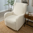 thumbnail image 3 of Home Details Waffle Design Chair/Recliner Stretch Fit Slipcover in Ivory, 3 of 5