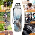 thumbnail image 7 of Eagle Trees Painting Sports Water Bottle Portable Travel Mug 32oz BPA Free Leak Proof Straw Transparent Tritan for Gym Yoga Cycling Camping, 7 of 7