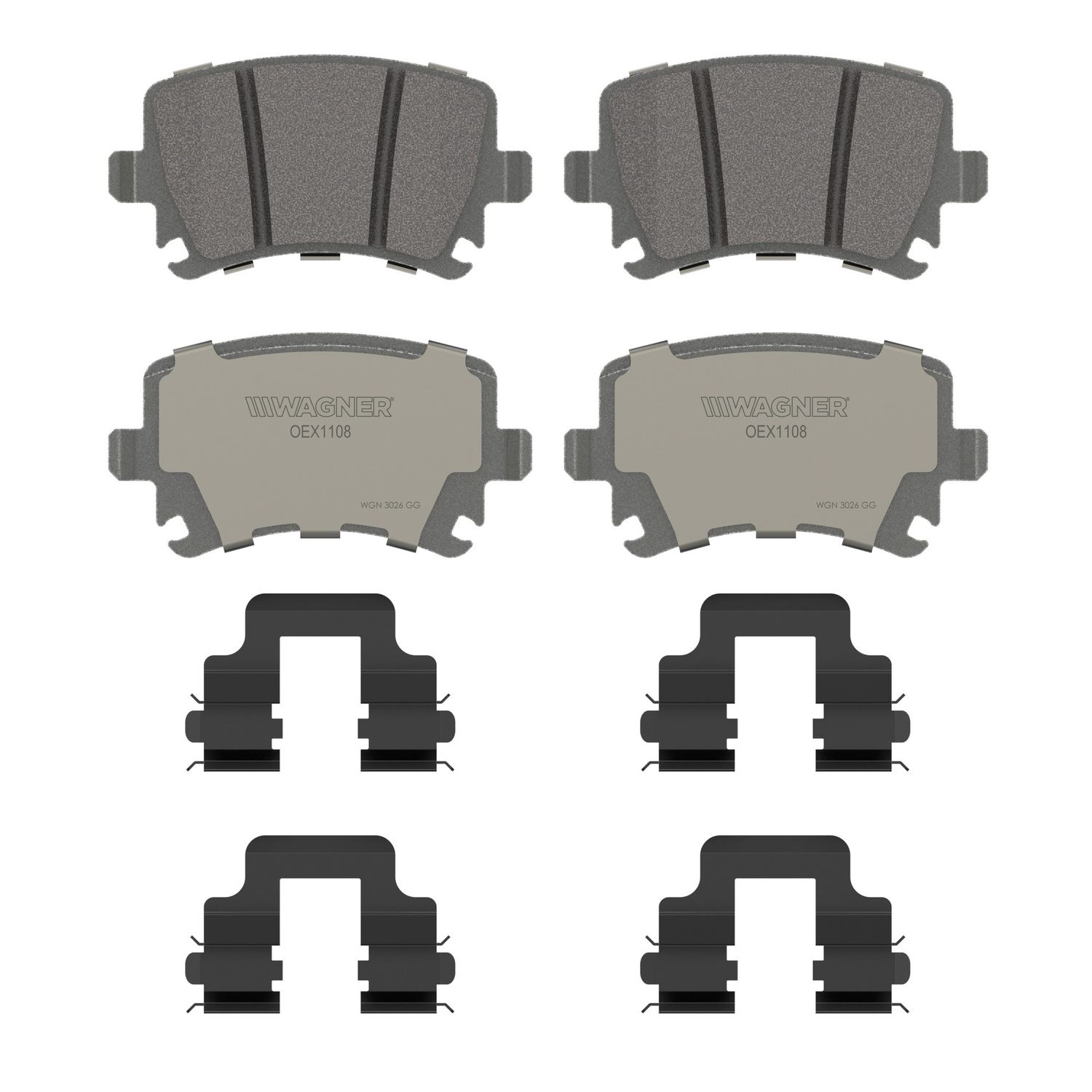 Disc Brake Pad Set Fits select: 2009-2010,2013 VOLKSWAGEN JETTA
