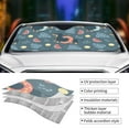 thumbnail image 5 of Disketp Windshield Sun Shade, Car Sun Shade For Front Window Watermelons Dachshunds Sunshades Sun Visor Protector Blocks Uv Rays Foldable, 5 of 9