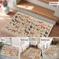 thumbnail image 5 of Bathroom Rugs 2x3 Ft, Farmhouse Non Slip Area Rugs for Kitchen Bedroom Entryway, Vintage Country Farm Animals Brown Washable Carpet Runner Rug Floor Mats for Bedroom Home Decor, 5 of 8