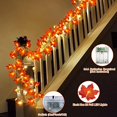 thumbnail image 3 of 4 Pack Decoraciones de Acción de Gracias Guirnalda Luces de Cadena Otoño para Interior y Exterior, 40Ft 80LED, Hojas de Arce Mejoradas, Funcionamiento con Pilas, Decoración de Otoño, Luces Iluminadas, 3 of 3