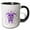 Black/White, variant on 3drose, Glamorous Underwater Turtle in Shades of Purple, 15oz Mug