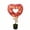 Pink, variant on Heart Shaped Boxwood Topiary with Lights Outdoor - 29.53 Inch Artificial Valentine's Day Topiary Tree with LED Lights in Pot for Indoor Outdoor Porch and Graden Decor, 1 Pack