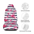 thumbnail image 3 of Lsque Flamingos Pattern Car Seat Covers for Front Seats , Waterproof Seat Covers for Cars, Sporty Front Seat Covers,Car Seat Cover Protector Front Seats, 3 of 5
