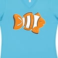 thumbnail image 4 of Inktastic Clown Fish Women's V-Neck T-Shirt, 4 of 5