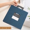 thumbnail image 3 of Linen Cover Album 6-inch Interleaf Type Photo Storage Album 200/300pcs Writable Collection of Children Growth Photos, 3 of 5