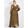 thumbnail image 2 of Avenue Women's Plus Size Lucia Plisse Maxi Dress, 2 of 2
