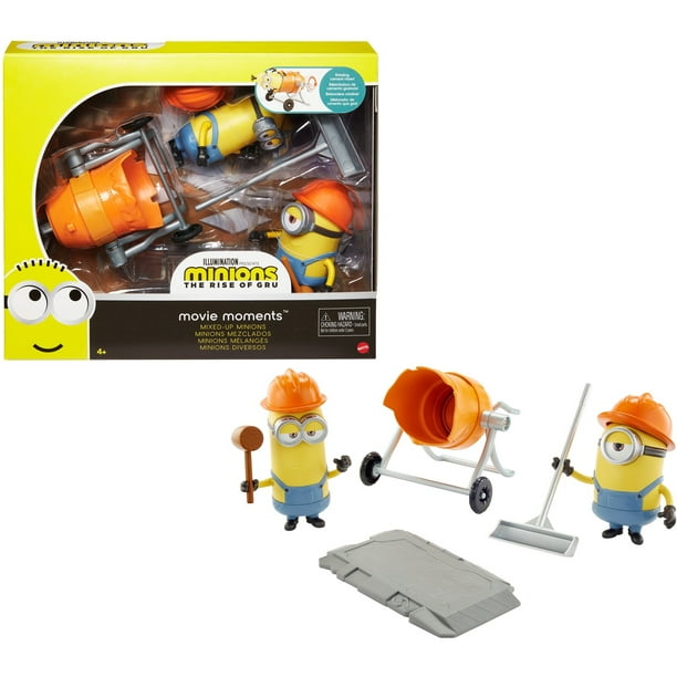 Minions The Rise Of Gru Movie Moments Mixed Up Minions Construction Set Toy Walmart Com