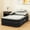 Black, variant on Uforic FullXL Air Bed featuring Headboard, 18in Inflatable Mattress with Pillow, Portable Electric Pump, Black - Ideal Queen Air Mattress for Camping & Home Use