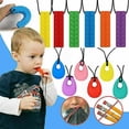 thumbnail image 1 of Collar masticable para autismo - Niños Baby Chewie Sensory Chew Asd Adhd Tear Drop Spd (baifus), 1 of 3