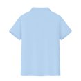 thumbnail image 5 of Ruyang Athletic T Shirts for Boys Girls Cute Soccer Print Solid Baggy Polo Shirts Summer Kids Breathable Sports Short Sleeve ﻿, 5 of 5