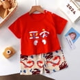 thumbnail image 4 of Birdeem Chemises pour Filles Vêtements d'Intérieur d'Été pour Enfants Col Rond Manches Courtes Shorts Ensemble Deux Pièces, 4 of 12