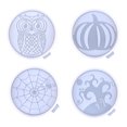 thumbnail image 2 of Molde de resina para posavasos - Kit de molde de bandeja de epoxi de silicona 4 piezas para fundición de resina Ndcxsfigh Nuevos Originales, 2 of 9