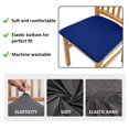thumbnail image 3 of Fundas para asientos de sillas de comedor, funda de cojín tapizada para asiento de silla de comedor, elástica, 3 of 5
