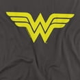 thumbnail image 2 of DC Wonder Woman Logo Women's T Shirt, Charcoal, Medium, 2 of 6