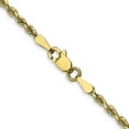 thumbnail image 5 of Auriga Fine Jewelry 10K Yellow Gold 2.25 mm Diamond-cut Quadruple Rope Chain Necklace for Women 22", 5 of 7
