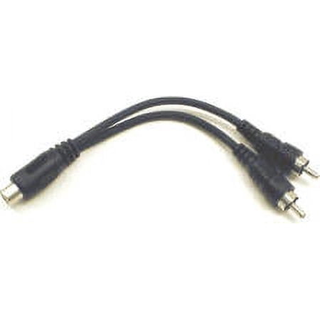 UPC: 0728736015074 | Hosa YRA-105 Female RCA to Dual Male RCA Y-Cable