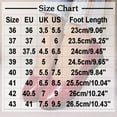 thumbnail image 4 of Women's Wedge Heels Casual Shoes Solid Color Round Toe Comfortable Slip-On for Daily Wear 3.5cm Heel Height, 4 of 10