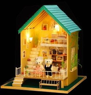 teddy bear house