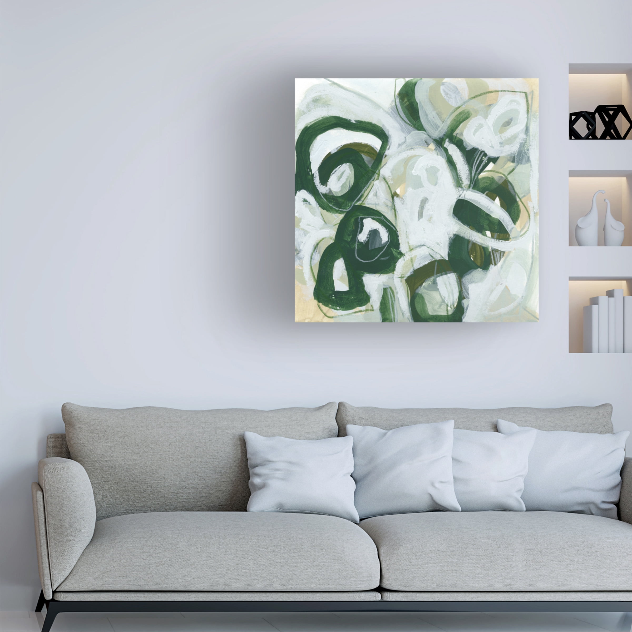 June Erica Vess 'Moss Reaction II' Canvas Art